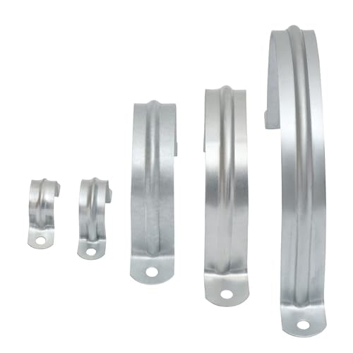 3/4 Inch（20 mm） Reinforced Rigid Pipe Strap,30 PCS 2 Holes U Bracket Cable Clamp Hanger,Zinc Coated Tension Tube Clip,Conduits Strap Clamps for Pipe Fixing on Various Surfaces - size: 3/4Inch(20mm) 30PCS