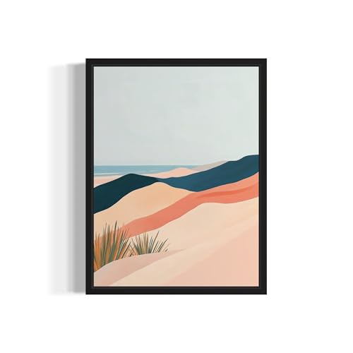 Beach Dunes UnFramed Wall Art Print Poster, California Boho Decor Posters Prints Scenery Landscape Home Picture Painting Artwork Gallery 4 (Beach Dunes, 20"L x 16"W, Unframed) - color: Beach Dunes, size: 20"L x 16"W