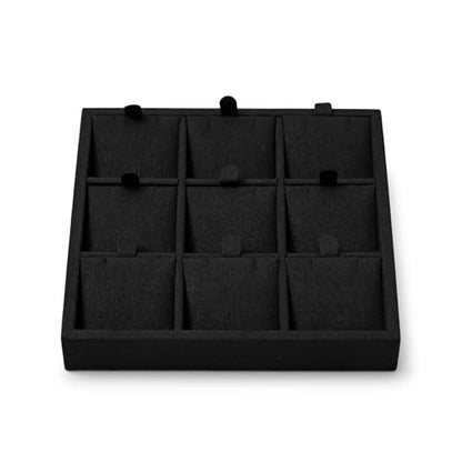 Oirlv Microfiber Jewelry Stud Earring tray Display Tray Interchangeable Modular Jewelry Tray - style: P13712