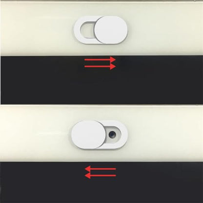 Webcam Cover (6 Pack), 0.03 inch Ultra Thin Laptop Camera Cover Slide for iPhone iPad MacBook Pro Computer iMac Cell Phone PC Accessories Camera Blocker Slider, Great for Privacy (White)