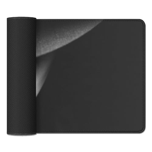 Cool Girl Mouse Pad Black and White Desk Mats on Top of Desks Large Gaming Mouse Pad Big Mousepad with Stitched Edge Non-Slip Rubber Base for Office School Home (27.5X11.8 in) - color: Hat Girls