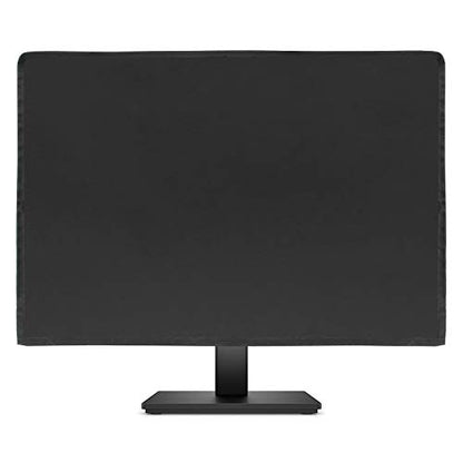 Waterproof Computer Monitor Dust Cover, Luxiv Black Full Body Cover for Computer Screen Anti-Static LCD-Silky HD Panel Dust Protective Sleeve (21W X 14H X 3.5D)