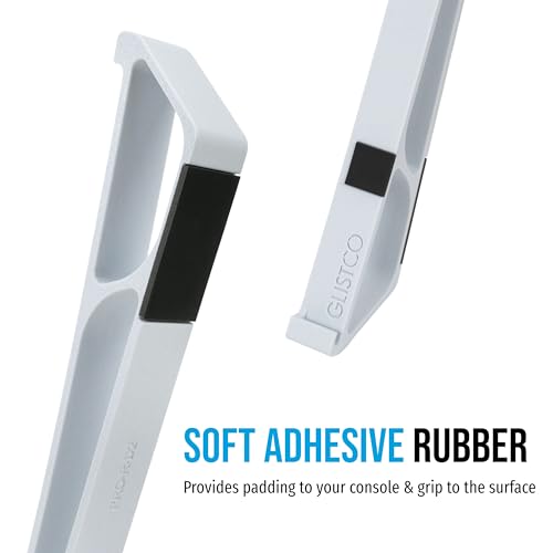 Glistco Skates - Horizontal Stand Compatible with PS5 Slim (White) - color: White