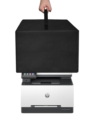 Printer Dust Cover Heavy Duty 600D Nylon Antistatic Waterproof Convenient Protective Case for HP Color Laserjet Pro MFP 3301fdw/4301fdw Wireless All-in-One Color Laser Office Printer ,Black