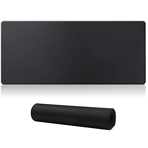 Large Gaming Mouse Pad with Stitched Edges,[27.5x11.8In] Extended Mouse Pad with Non-Slip Natural Rubber Base for Gamer/Desktop/Office/Home (70x30 Blackus) - color: 70x30 Blackus