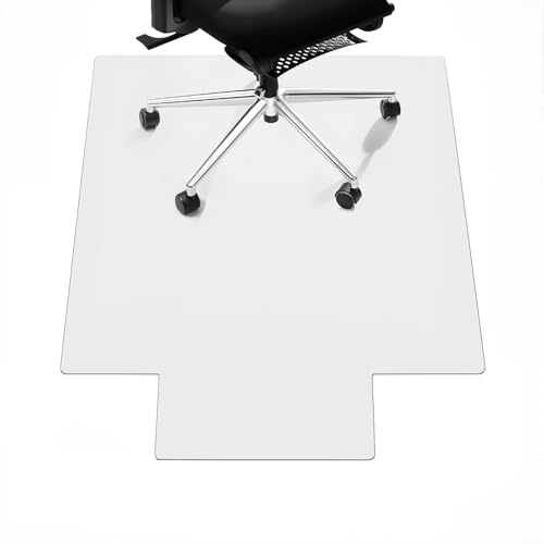 Office Chair Mat for Hard Floor, 45'' x 53'' Computer Desk Chair Mat for Floors, Easy Rolling for Office on Carpets Anti-Slip Carpet Protector for Rolling Work and Gaming Chairs - size: Nonagonal 2.2mm 45*53 in