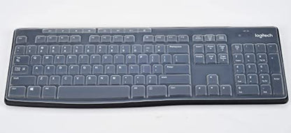 Keyboard Cover for Logitech MK370 MK270 K270 MK295 Wireless Keyboard, Logitech MK295 K270 MK270 Silicone Protective Covers Skin