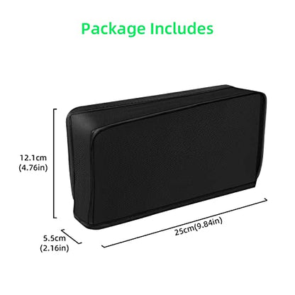 Mcbazel Dust Cover for Switch/Switch OLED Dock, Oxford Cloth, Anti Scratch | Waterproof, Precision Cut Cable Port, Fits Switch & Switch OLED With JoyCon, NOT Compatible With Nintendo Switch 2, Black