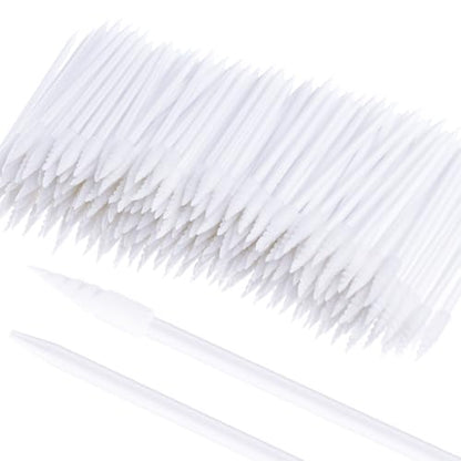 Chinco 200 Pcs Cleaning Swabs 2.56 Inch Sponge Tip Swabs Sticks for Printer Heads, Scanners, Camera Lenses, Chip Hard Disk Industries, Optical Lenses and Optical Equipment Makeup(White) - color: White