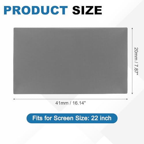 PATIKIL Monitor Dust Cover Anti-Static Dustproof Protective Cover Computer Screen Sleeve for 22 Inch Computer Monitors PC Desktop TV LCD LED HD Panel Case, Gray - size: 22 Inch