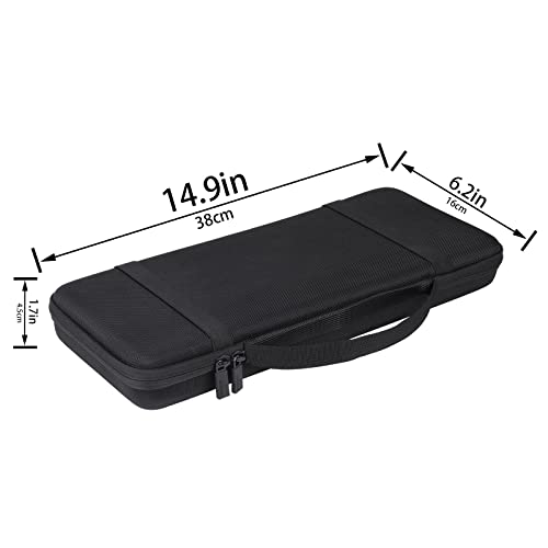 co2CREA Hard Travel Case Replacement for Razer Huntsman Tournament Edition TKL Tenkeyless Gaming Keyboard - size: for TKL Keyboard