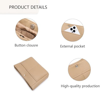 YONEBN waterproof Storage Bag Lightweight Large Capacity nylon Bag Inner Bag Handbag Organizer - color: Pu/Sandy
