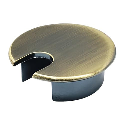 Desk Grommet 1-3/8" (35 mm), Desk Cord Hole Cover, Cable Grommet Metal Zinc Alloy Materilal, Desk Hole Grommet for Office and Home Table Cable, Detachable Cable Cord Organizer (Bronze 1 Pcs) - size: 1-3/8" (35 mm), style: Bronze