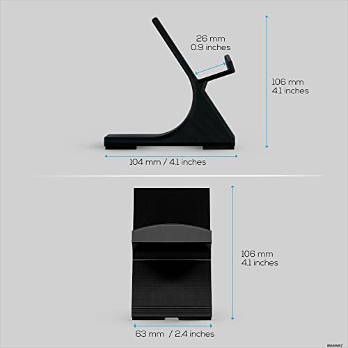 Game Controller Desktop Holder Stand (2 Pack) - Universal Design for Xbox ONE, PS5, PS4, PC, Steelseries, Steam & More, Reduce Clutter UGDS-05 by Brainwavz - color: UGDS-05 Black