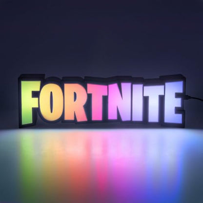 Paladone Fortnite RGB Colour-Changing Logo Light – Officially Licensed Gaming Lamp with Remote Control, Wall or Desk Display, USB Powered Décor for Gamers