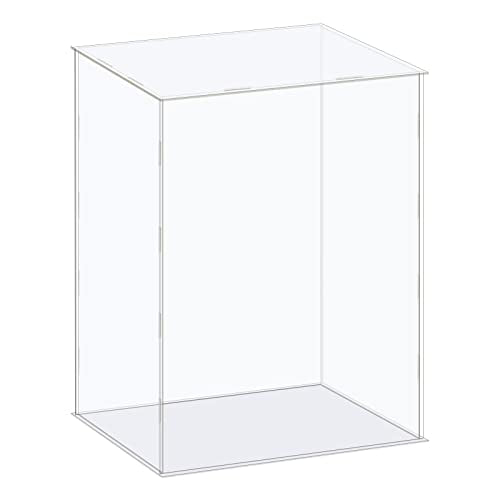 MECCANIXITY Acrylic Display Case Box Clear Dustproof Protection Showcase 14.1x8.3x16.1 Inch for Collectibles Display - size: 14.1x8.3x16.1 Inch