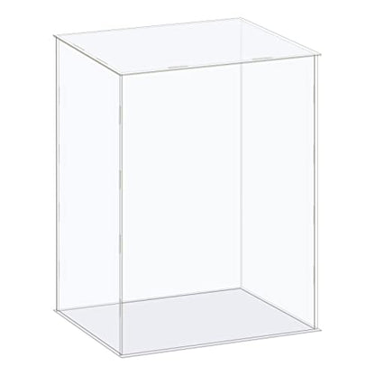 MECCANIXITY Acrylic Display Case Box Clear Dustproof Protection Showcase 14.1x8.3x16.1 Inch for Collectibles Display - size: 14.1x8.3x16.1 Inch