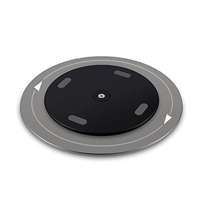 360° Rotation Monitor Stand, Grey Aluminum Alloy, Wide Compatibility for iMac, Laptop, Potted Plants, Arts & Crafts and More - color: Grey