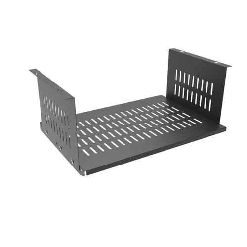 Under Desk Computer Mount for Small Form Factor Computer 6.5"H | Compatible with PlayStation 4, PS4 Slim, PS4 Pro for Under Desk Gaming, W 17.3" x H 6.5" x D 12" (6.5inch High) - size: 6.5inch High