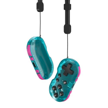 CRKD ATOM - Collectible Keychain Controller for Nintendo Switch, PC, Mac, Mobile and Smart TV (Glacier Blue) - color: Glacier Blue
