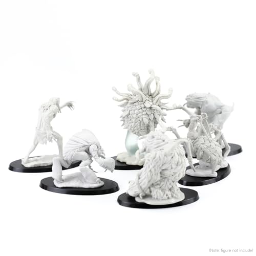 SIXPOINTS 32 Pieces Acrylic Miniature Bases,2.95x1.65 inch Model Bases 4mm/0.16inch Thick Circular Figure Display Stands Compatible with Gaming Miniatures or Wargames Role Playing Board Game Figure Toy - color: 32PCS-75X42mm-black elliptic