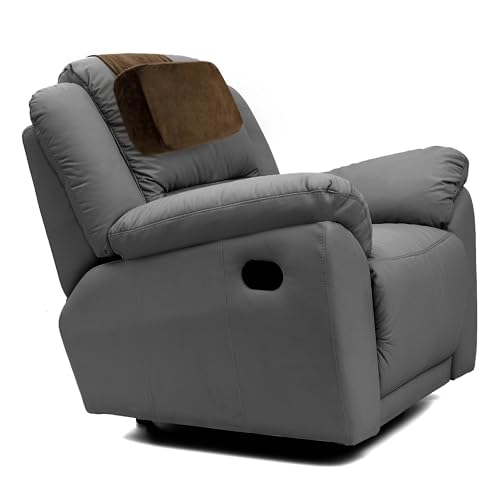 HOMBYS Memory Foam Neck Pillow for Recliner, Adjustable Headrest Cushion with Soft Plush Fabric and Medium Firm Filling, Design for Recliner Sofa Armchair, Machine Washable and Non-slip (Coffee Color) - color: Coffee