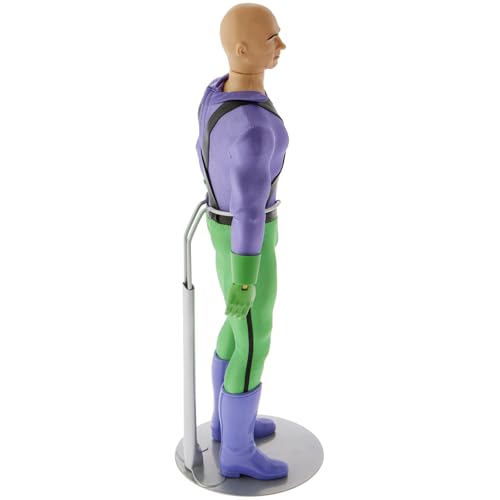 Plymor DSP-70S Silver Adjustable Doll Stand, fits 12, 13, 14, 15, 16, and 17 inch Dolls or Action Figures, Waist is 2.25" - 2.75" wide, 6" - 8" around - color: Silver