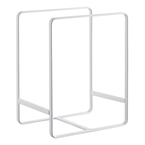 YAMAZAKI Home Tower Plate Rack/Dish Stand/Dish Storage/Plate Holder - Large - Steel - color: White, size: Large