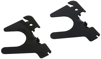 Wall Control Slanted U-Hook Accessory “U” Shaped Slotted Metal Pegboard Hook Pegboard and Slotted Tool Board – Black - color: Black, size: 1 Count (Pack of 1)