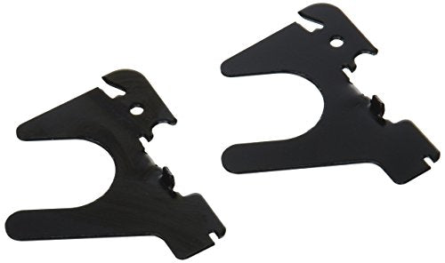 Wall Control Slanted U-Hook Accessory “U” Shaped Slotted Metal Pegboard Hook Pegboard and Slotted Tool Board – Black - color: Black, size: 1 Count (Pack of 1)