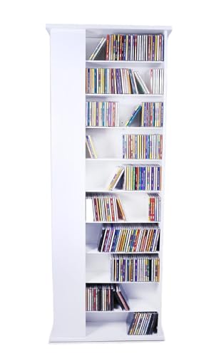 Venture Horizon Revolving Media Tower 1600 Grande-White - color: White