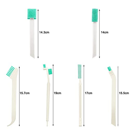 16 Pcs Small Household Cleaning Brushes, Deep Detail Crevice Cleaner Brush Crevice Cleaning Tool 8 in 1 Cleaner Brush for Small Holes Corner Space Keyboard Bottle Tile