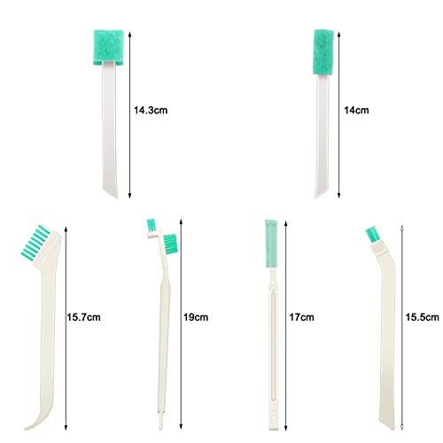 16 Pcs Small Household Cleaning Brushes, Deep Detail Crevice Cleaner Brush Crevice Cleaning Tool 8 in 1 Cleaner Brush for Small Holes Corner Space Keyboard Bottle Tile