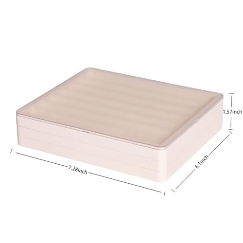 Sumgsn Keycaps Storage Box, Keycaps Container,130 Keys Transparent Display Case Holds 7u Spacebar/Big Enter Key for XDA/Cherry/MOA/MAO Profile Mechanical Keyboard (White) - color: white
