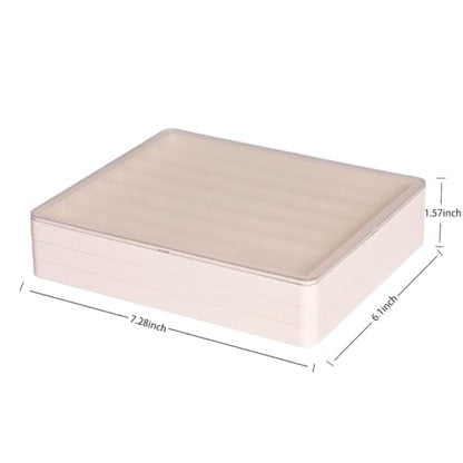 Sumgsn Keycaps Storage Box, Keycaps Container,130 Keys Transparent Display Case Holds 7u Spacebar/Big Enter Key for XDA/Cherry/MOA/MAO Profile Mechanical Keyboard (White) - color: white