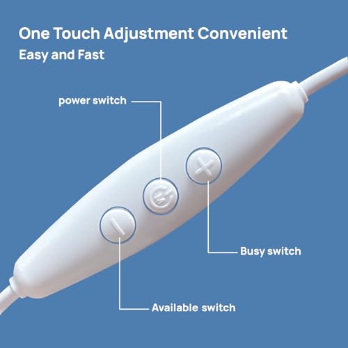 Clip Busy Light Standard for The Office / 59 inch USB Cable Busy Light Indicator – Workspace Distractions and Boosts Productivity/Do not Disturb Light - Free LED Indicator Light