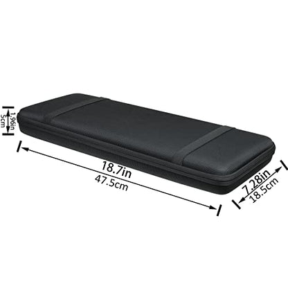 co2CREA Hard Case Replacement for Razer Cynosa Chroma/Cynosa V2 / Ornata V2 / Blackwidow V3 Pro/Blackwidow V3 / Huntsman Elite/Huntsman V2 Analog Gaming Keyboard - size: for Full Size Keyboard