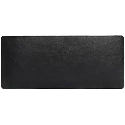 Full Grain Genuine Leather Desk Pad – Black (XL) - Premium Desk Mat with Non-Slip Backing, Thick 3mm, Office Desk Protector for Work & Gaming (Extra Large 35.4 x 15.7 inch) - color: Black