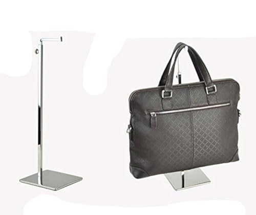 B&NN Adjustable Metal Handbag Rack Tabletop Handbag Purse Display Stand Single Hook Bag Stand Holder (Silver) - color: Silver