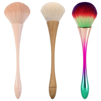 3 Piece Sewing Machine Cleaning Brush Set Essential Dust Removal Brushes for Sewing Machines Keyboards Quilting and Craft Tools Available in Pink Natural Wood and Colorful Options