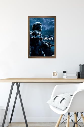Trends International Halo: ODST - Key Art Wall Poster, 14.725" x 22.375", Bronze Framed Version - color: Bronze Framed Version, size: 22.4"L x 14.7"W