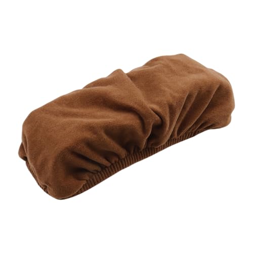 Office Chair Armrest Slipcovers Covers Pads for Recliner Sofa (Brown) - color: Brown