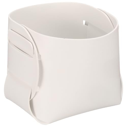 uxcell Valet Tray Organizer, PU Leather Desktop Storage Organizer Box Tray Entryway Table Bedside Nightstand Catchall Vanity Tray for Jewelry Key Coin Watch Wallet (White) - color: White