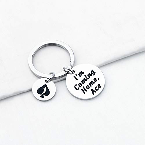 TGBJE Gamer Gift Game Keychain I'm Coming Home Ace Gift