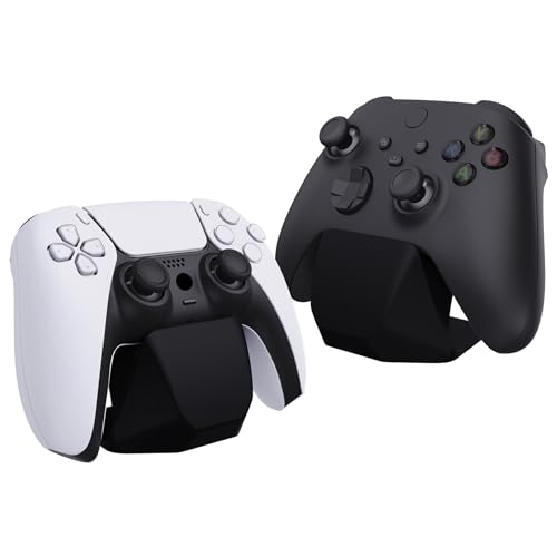 PlayVital 2 Pack Universal Display Stand for Nintendo Switch 2 Pro & Switch Pro Controller, Desk Holder for ps5, Edge, ps4, Xbox Series X/S, Xbox One, Elite Series 2 Controller - Solid Black - color: 2 Solid Black