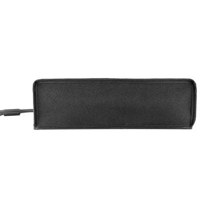 eXtremeRate Black Horizontal Dust Cover for Xbox One Console Custom Designed Double Layer Soft Neat Lining Waterproof Dustproof Precision Cut Easy Access Cable Port