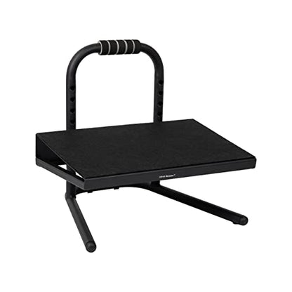 Mind Reader Foot Rest, Under Desk at Work, Ergonomic, Height Adjustable, Office, Metal, Black - size: Metal Foot Rest