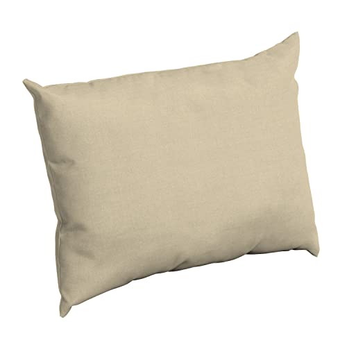 Arden Deep Seat Pillow Back Cushion, 23 x 17, Outdoor/Indoor Replacement Back Cushion, Plush Support, Fade-Resistant, Rain-Proof Patio Furniture Cushion, Tan Leala - color: Tan Leala, size: 17 x 23