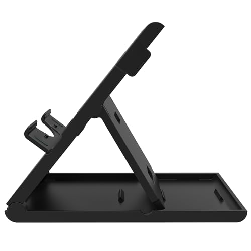 HORI Compact Playstand for Nintendo Switch Officially Licensed by Nintendo, Adjustable - style: Black