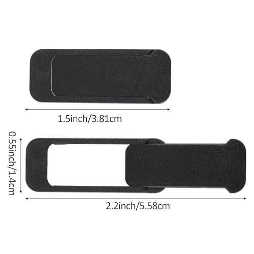 Ymapinc 4Pcs Camera Cover Laptop, Webcam Cover Slide for Privacy Safe Suitable for Computer Mobile Phones Laptops Tablets - Black